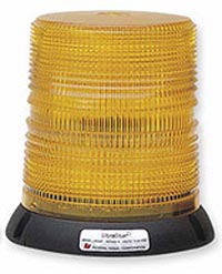 Class 1 Amber LED 1/" Pipe Mount or Screw Mount Quad Flash Warning Light Beacon