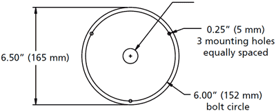 Federal Signal UltraStar beacon base dimensions