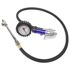 Lever Actuated Tire Inflator, 0-220 PSI