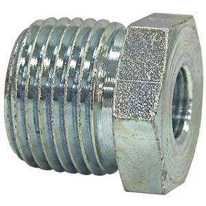 Buyers Products H3109X20X16 Steel Pipe Thread Reducer Bushing, 1-1/4" NPT Male x 1" NPT Female