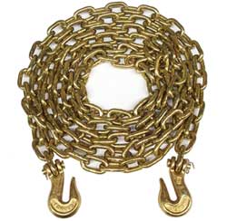 1/2" x 20 ft. Grade 70 Transport Chain with Clevis Grab Hooks
