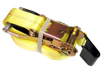 2" x 27 ft. Ratchet Strap with Flat Hooks