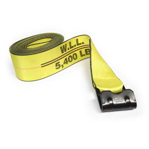 4" x 30 ft. Winch Strap with Flat Hook, 5,400 lbs. Working Load Limit