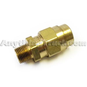 1/4" NPT Hose Connector for 3/4" OD x 3/8" ID Rubber Air Brake Hose