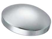Stainless Steel Hub Cap for Rear Wheels - 8.5" Axle with Eight 5/8" Studs