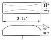 Pro LED 192CLY Amber marker light