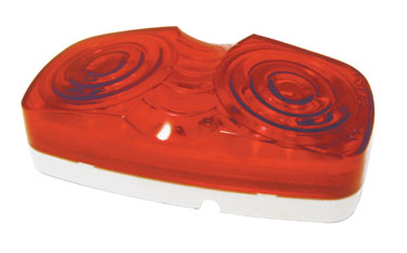 Pro LED 203R Red Double Bullseye LED Clearance Light