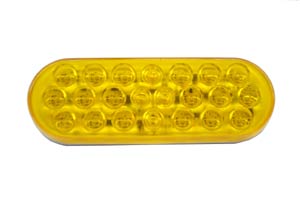 Amber 6" Oval LED Strobe Light (Primary) - 10-30 VDC Amber 6" Oval LED Strobe Light (Primary) - 10-30 VDC
