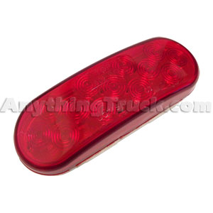 Pro LED 602RHW 13-Diode 6-Inch Oval Hard-Wired LED Stop Tail Turn Light