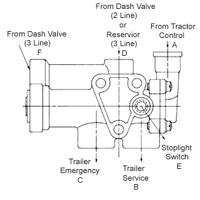 KN34050 tractor protection valve drawing