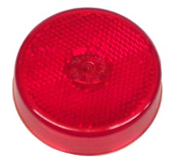 10205RPTP Red 2-1/2" Sealed Marker/ Clearance Light, Reflector Lens, Incandescent, 12 VDC