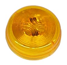 30200YPTP Yellow 2" Sealed Marker/Clearance Light, Incandescent, 12 VDC