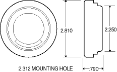 307G grommet dimensions