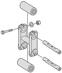 Shackle Kit for Navistar S2200-S2600 Trucks with 9K-13.5K Front Axles (Special Order)