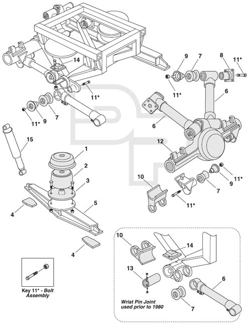 600 Series Truck Suspension Truck & Trailer Parts