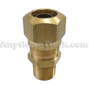 3/8" NPT Male Connector for 5/8" Nylon Air Brake Tubing