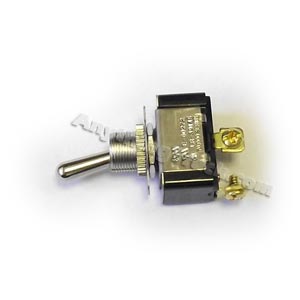 Toggle Switch, Single Pole/Single Throw, 21A @ 14VDC, Screw Terminals