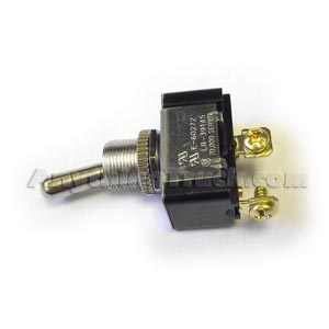 Velvac 090194 Toggle Switch, SPST, 21A @ 14 VDC, Screw Terminals, O-Ring Sealed, Momentary