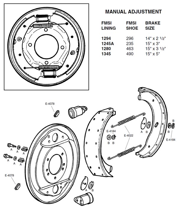 Wagner Front Hydraulic Brake with Manual Adjustment