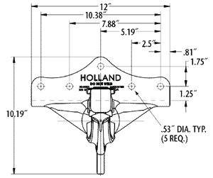 Holland PH30SB Series Mounting Dimensions