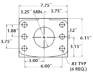 Holland PH310 Series Mounting Dimensions