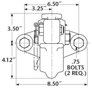 Holland PH760 Series Mounting Dimensions