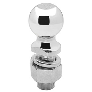 Tow Ready 63830 Hitch Ball, 2" Ball, Chrome Plated, 1-1/4" Shank