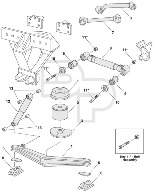 Chalmers 800 Series Truck Suspension Breakdown