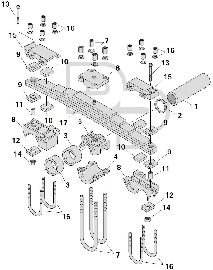 Hutch H800A Spring Suspension Breakdown