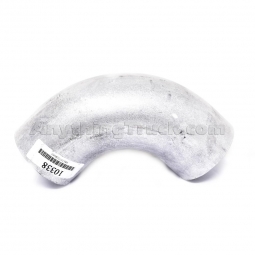 AP Exhaust 10338 90 Degree 3-1/2" OD-OD Aluminized Exhaust Elbow, 4" Legs, 4" Radius