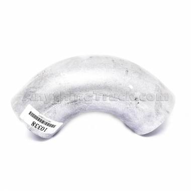 AP Exhaust 10338 90 Degree 3-1/2" OD-OD Aluminized Exhaust Elbow, 4" Legs, 4" Radius
