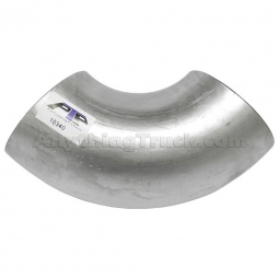 PTP 10340 90 Degree 5" OD-OD Aluminized Exhaust Elbow, 5-1/2" Legs, 5-1/2" Radius
