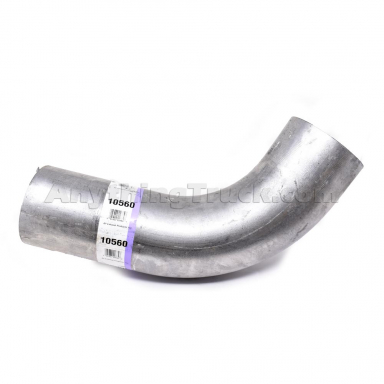 AP Exhaust 10560 67 Degree 5" OD-OD Aluminized Exhaust Elbow, 7-1/2" & 11" Legs, 8" Centerline Radiu