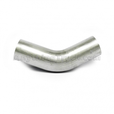 AP Exhaust 10566 45 Degree 4" OD-OD Aluminized Exhaust Elbow, 8" Legs, 4-1/2" Centerline Radius