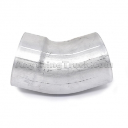 AP Exhaust 10633 30 Degree 5" ID-OD Aluminized Exhaust Elbow, 4" Legs, 6" Centerline Radius