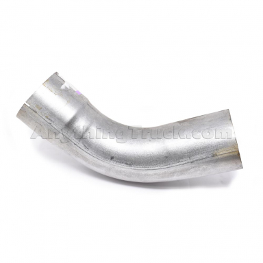AP Exhaust 10640 60 Degree 4" ID-OD Aluminized Exhaust Elbow, 8" Legs, 5" Centerline Radius