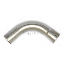 PTP 10676 90 Degree 3-1/2" ID-OD Aluminized Exhaust Elbow, 9" Legs, 4-1/2" Centerline Radius