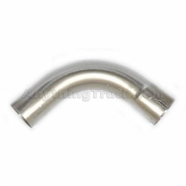 PTP 10676 90 Degree 3-1/2" ID-OD Aluminized Exhaust Elbow, 9" Legs, 4-1/2" Centerline Radius