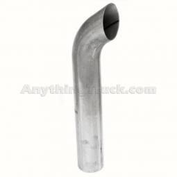 AP Exhaust 24748 4" OD x 24" Length, Curved Top, Aluminized Exhaust Stack