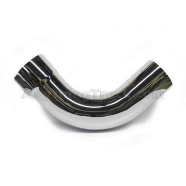 PTP 809547 90 Degree 5" ID-OD Chrome Exhaust Elbow, 11" Legs, 7-1/2" Centerline Radius