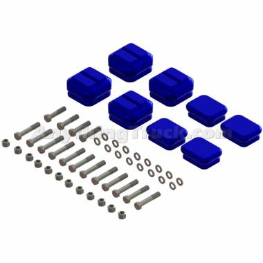Atro SK50340-HW Polyurethane Insulator Kit w/Hardware for Mack Camelback Suspension