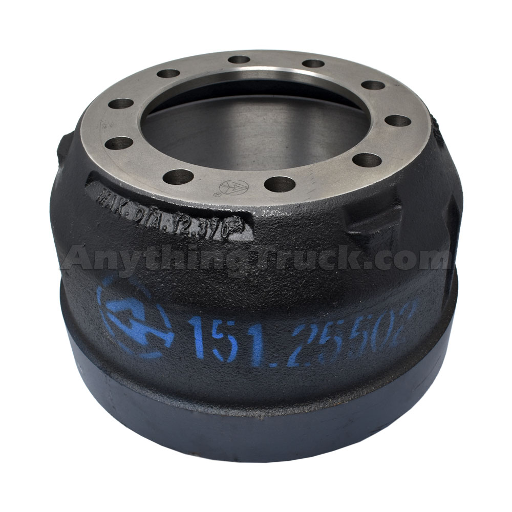 151.25502 Brake Drum, 121/4" x 51/2" Air Brakes