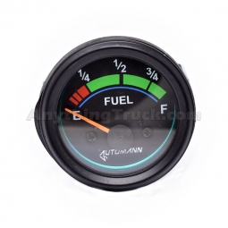 178.1021 Fuel Level Gauge, Black Face and Bezel