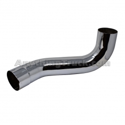562.U5914764LC LH 5" ID-OD Chrome Exhaust Elbow - Replaces Kenworth K180-14764CP
