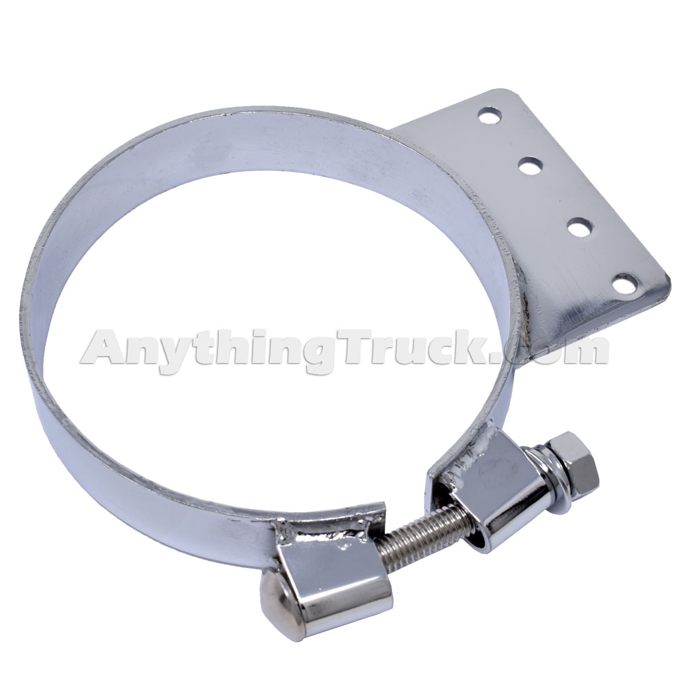 562.U5951BKC 5" Exhaust Stack Chrome Mounting Bracket, Replaces Grand