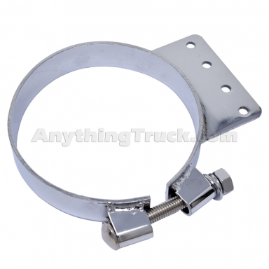 562.U5951BKC 5" Exhaust Stack Chrome Mounting Bracket, Replaces Grand Rock MB-5KWS