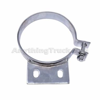 562.U7551BKC Stack Mounting Bracket, 5" Chrome for Peterbilt Applications