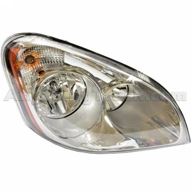 Automann 564.46058 Freightliner Cascadia P3 2008-Up Headlight Assembly, RH, Chrome, 12V