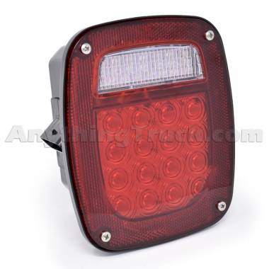 Automann 571.LD506R42 LED Stop/Tail/Turn Box Light, 3-Stud Mount, Replaces Grote 53630