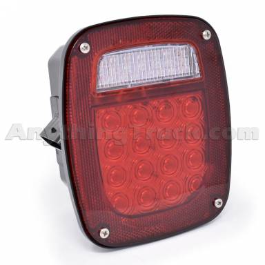 Automann 571.LD506R42 LED Stop/Tail/Turn Box Light, 3-Stud Mount, Replaces Grote 53630